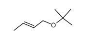 Crotyl tert-Butyl Ether结构式
