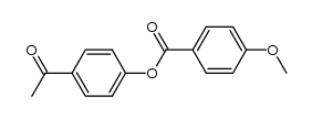 4-acetylphenyl 4-methoxybenzoate结构式