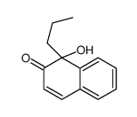 1-hydroxy-1-propylnaphthalen-2-one结构式