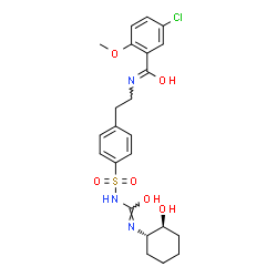 rac trans-2-Hydroxy Glyburide Structure