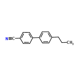 4-cyano-4'-propylbiphenyl Structure