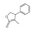 3-methyl-2-oxido-4-phenyl-4,5-dihydro-1,2-oxazol-2-ium结构式