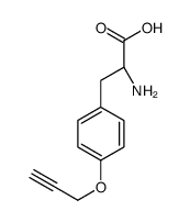 (S)-2-氨基-3-(4-(苯基炔丙基醚)丙酸结构式