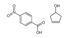 cyclopent-3-en-1-ol,4-nitrobenzoic acid Structure
