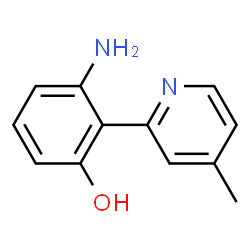 Phenol, 3-amino-2-(4-methyl-2-pyridinyl)- (9CI) Structure