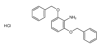 2,6-bis(phenylmethoxy)aniline,hydrochloride Structure