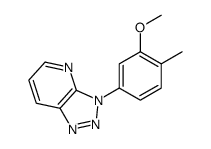 3-(3-methoxy-4-methylphenyl)triazolo[4,5-b]pyridine结构式