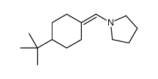 1-[(4-tert-butylcyclohexylidene)methyl]pyrrolidine Structure
