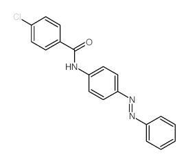 4-chloro-N-(4-phenyldiazenylphenyl)benzamide结构式