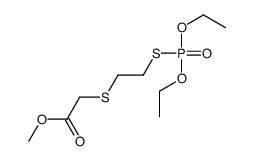 methyl 2-(2-diethoxyphosphorylsulfanylethylsulfanyl)acetate结构式