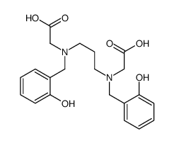 2-[3-[carboxymethyl-[(2-hydroxyphenyl)methyl]amino]propyl-[(2-hydroxyphenyl)methyl]amino]acetic acid Structure