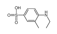 4-(ethylamino)-3-methylbenzenesulfonic acid Structure