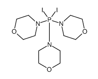 diiodo(trimorpholin-4-yl)-λ5-phosphane结构式