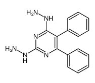 (2-hydrazinyl-5,6-diphenylpyrimidin-4-yl)hydrazine Structure
