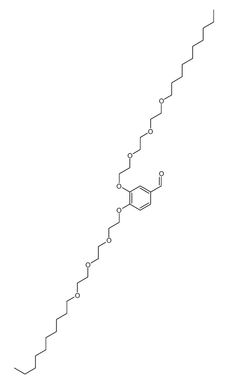 3,4-bis[2-[2-(2-decoxyethoxy)ethoxy]ethoxy]benzaldehyde Structure