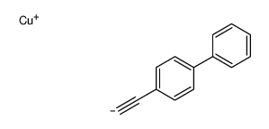 copper(1+),1-ethynyl-4-phenylbenzene Structure