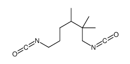 1,6-diisocyanato-2,2,3-trimethylhexane Structure