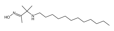 3-(十二烷基氨基)-3-甲基-2-丁酮肟结构式
