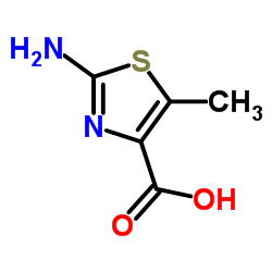 2-氨基-5-甲基噻唑-4-羧酸乙酯结构式