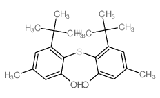 Phenol,2,2'-thiobis[3-(1,1-dimethylethyl)-5-methyl-结构式