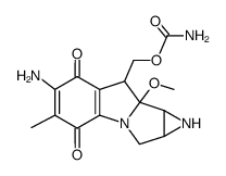 6-amino-8-carbamoyloxymethyl-8a-methoxy-5-methyl-1,1a,2,8,8a,8b-hexahydro-azirino[2',3':3,4]pyrrolo[1,2-a]indole-4,7-dione Structure