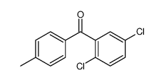 (2,5-dichlorophenyl)-(4-methylphenyl)methanone结构式