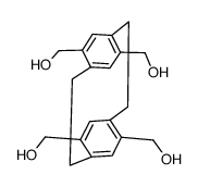 1,4(1,4)-dibenzenacyclohexaphane-12,15,42,45-tetrayltetramethanol结构式