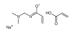 sodium,N-[(dimethylamino)methyl]prop-2-enamide,prop-2-enoate Structure