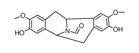 (+/-)-N-Formyl-N-norbisnorargemonine Structure