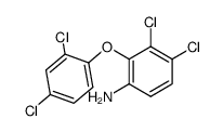 3,4-Dichloro-2-(2,4-dichlorophenoxy)aniline Structure