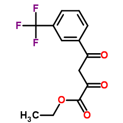 Ethyl a,g-dioxo-3-trifluoromethylbenzenebutanoate结构式