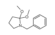 1-benzyl-2,2-dimethoxypyrrolidine结构式