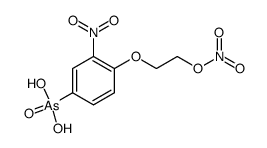 (3-nitro-4-(2-(nitrooxy)ethoxy)phenyl)arsonic acid结构式