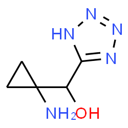 1H-Tetrazole-5-methanol,-alpha--(1-aminocyclopropyl)- (9CI) Structure