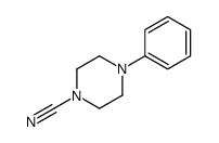 1-Piperazinecarbonitrile,4-phenyl-(9CI) Structure