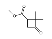 2,2-二甲基-3-氧代环丁烷-1-甲酸甲酯结构式