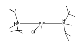 bis(di-tert-butyl(methyl)-l5-phosphanyl)platinum(IV) chloride hydride结构式