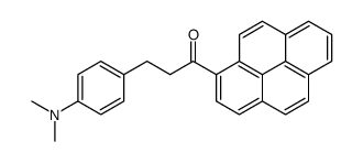 3-(4-(dimethylamino)phenyl)-1-(pyren-1-yl)propan-1-one Structure