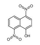 4.8-dinitro-1-hydroxy-naphthalene结构式