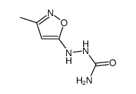 Hydrazinecarboxamide, 2-(3-methyl-5-isoxazolyl)- (9CI)结构式