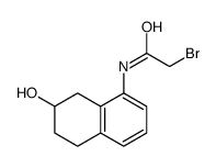 2-bromo-N-(7-hydroxy-5,6,7,8-tetrahydronaphthalen-1-yl)acetamide Structure