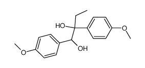 1,2-bis-(4-methoxy-phenyl)-butane-1,2-diol结构式