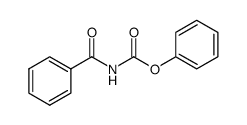 phenyl N-benzoylcarbamate Structure