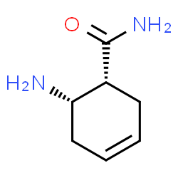 3-Cyclohexene-1-carboxamide,6-amino-,(1R,6S)-(9CI) Structure