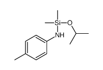 N-[dimethyl(propan-2-yloxy)silyl]-4-methylaniline结构式
