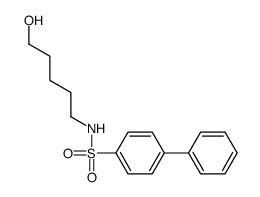 N-(5-hydroxypentyl)-4-phenylbenzenesulfonamide Structure