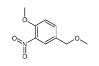 1-methoxy-4-methoxymethyl-2-nitro-benzene结构式