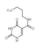 N-butyl-2,4-dioxo-1H-pyrimidine-5-carboxamide structure
