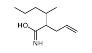 3-methyl-2-prop-2-enylhexanamide Structure