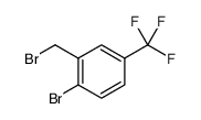 2-BROMO-5-(TRIFLUOROMETHYL)BENZYLBROMIDE Structure